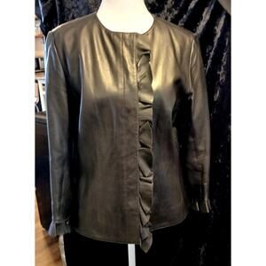 VS2 Black Leather Jacket